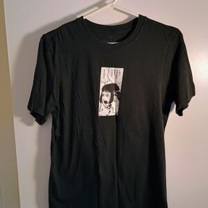 Hot Topic Black Manga Graphic Tee